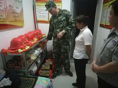 图为消防安全培训现场